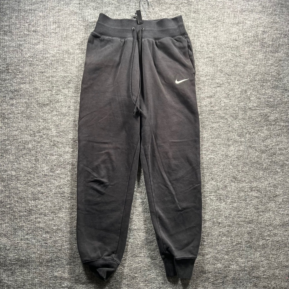 Nike Sportswear Phoenix Fleece High Waisted Jogger Sweatpants Black Small